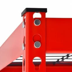 Husky 5-Tier Heavy Duty Steel Garage Storage Shelving Unit in Red (48 in. W x 78 in. H x 24 in. D) -Tools Sales red black husky freestanding shelving units mr482478w5 r 31 1000