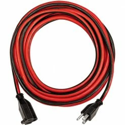 Husky 25 ft. 14/3 Indoor/Outdoor Extension Cord, Red and Black -Tools Sales red black husky general purpose cords hd 277 533 c3 1000