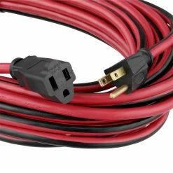 Husky 50 ft. 14/3 Medium-Duty Indoor/Outdoor Extension Cord 9 Husky 50 ft. 14/3 Medium-Duty Indoor/Outdoor Extension Cord -Tools Sales red black husky general purpose cords hd 277 541 1f 1000