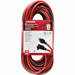 Husky 50 ft. 14/3 Medium-Duty Indoor/Outdoor Extension Cord