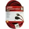 Husky 100 ft. 16/3 Medium-Duty Indoor/Outdoor Extension Cord, Red and Black -Tools Sales red black husky general purpose cords hd 794 529 64 1000