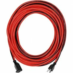 Husky 50 ft. 14/3 Extension Cord -Tools Sales red black husky general purpose cords hw14350hrb 40 1000