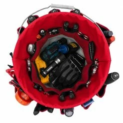 Husky 12 in. 30 Pocket Heavy Duty Bucket Jockey 5 Gallon In-Bucket Storage Tool Bag 16 Husky 12 in. 30 Pocket Heavy Duty Bucket Jockey 5 Gallon In-Bucket Storage Tool Bag -Tools Sales red black husky tool bags hd10030 th 4f 1000
