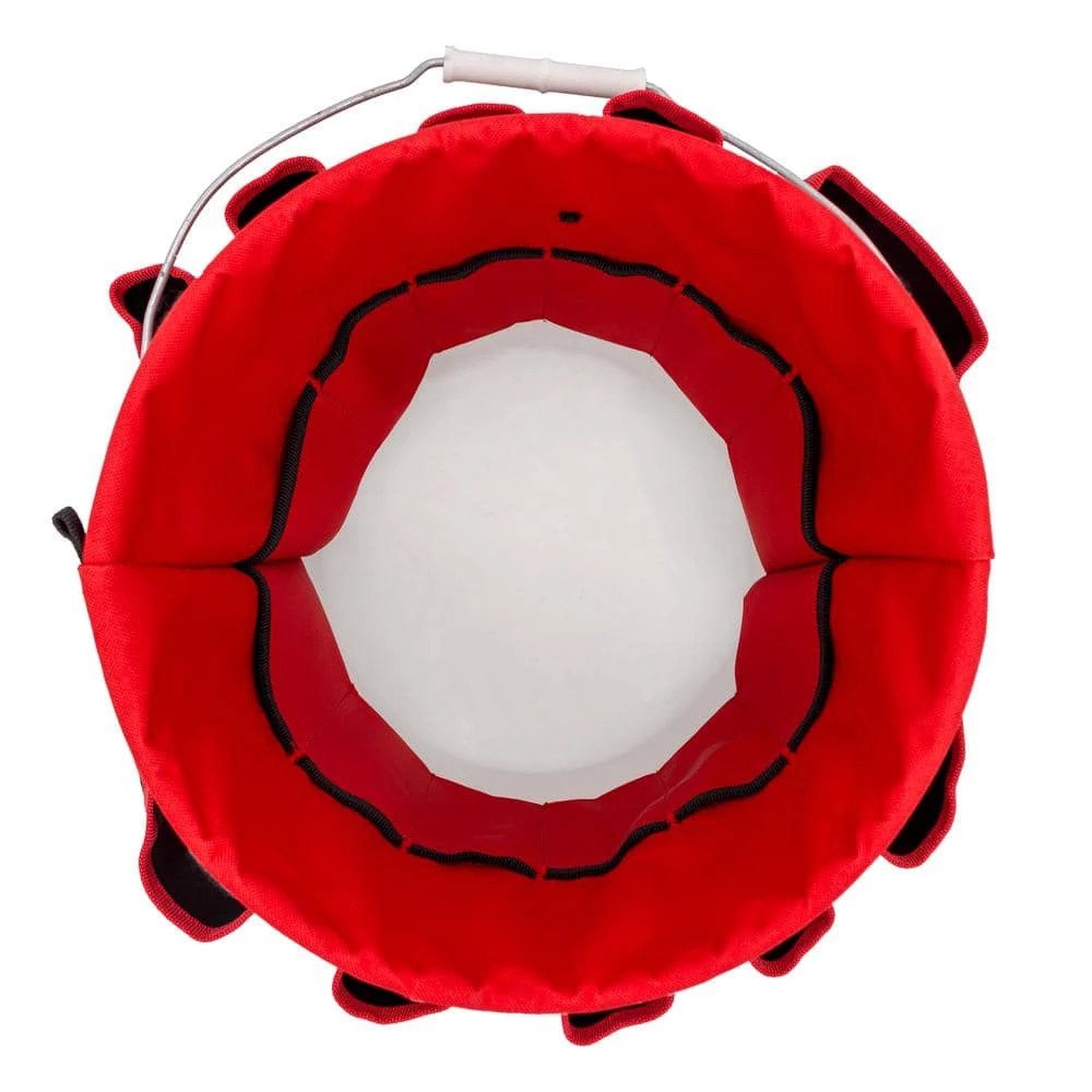 Husky 12 in. 30 Pocket Heavy Duty Bucket Jockey 5 Gallon In-Bucket Storage Tool Bag 6 Husky 12 in. 30 Pocket Heavy Duty Bucket Jockey 5 Gallon In-Bucket Storage Tool Bag - Image 4