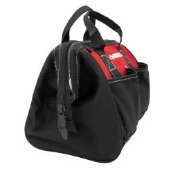 Husky 12 in 4 Pocket Zippered Tool Bag -Tools Sales red black husky tool bags hd60012 th a0 1000