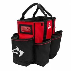 Husky 14 in. 15 Pocket Open Top Supply Tool Bag 13 Husky 14 in. 15 Pocket Open Top Supply Tool Bag -Tools Sales red black husky tool bags hd60014 th 40 1000