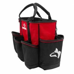 Husky 14 in. 15 Pocket Open Top Supply Tool Bag 16 Husky 14 in. 15 Pocket Open Top Supply Tool Bag -Tools Sales red black husky tool bags hd60014 th 4f 1000