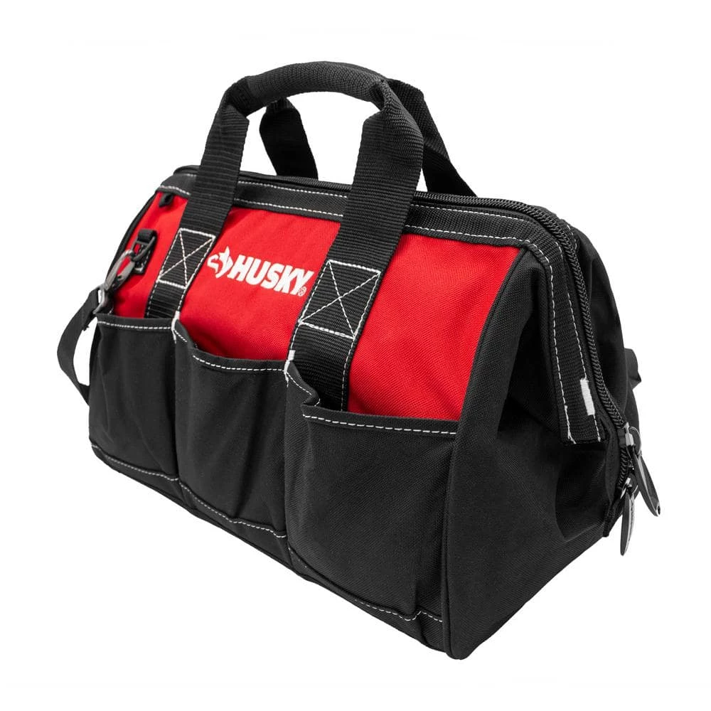 Husky 15 in. 8 Pocket Zippered Tool Bag 9 Husky 15 in. 8 Pocket Zippered Tool Bag - Image 7