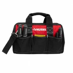 Husky 15 in. 8 Pocket Zippered Tool Bag 15 Husky 15 in. 8 Pocket Zippered Tool Bag -Tools Sales red black husky tool bags hd60015 th c3 1000