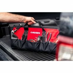 Husky 24 in. 16 Pocket Zippered Tool Bag -Tools Sales red black husky tool bags hd60024 th 31 1000