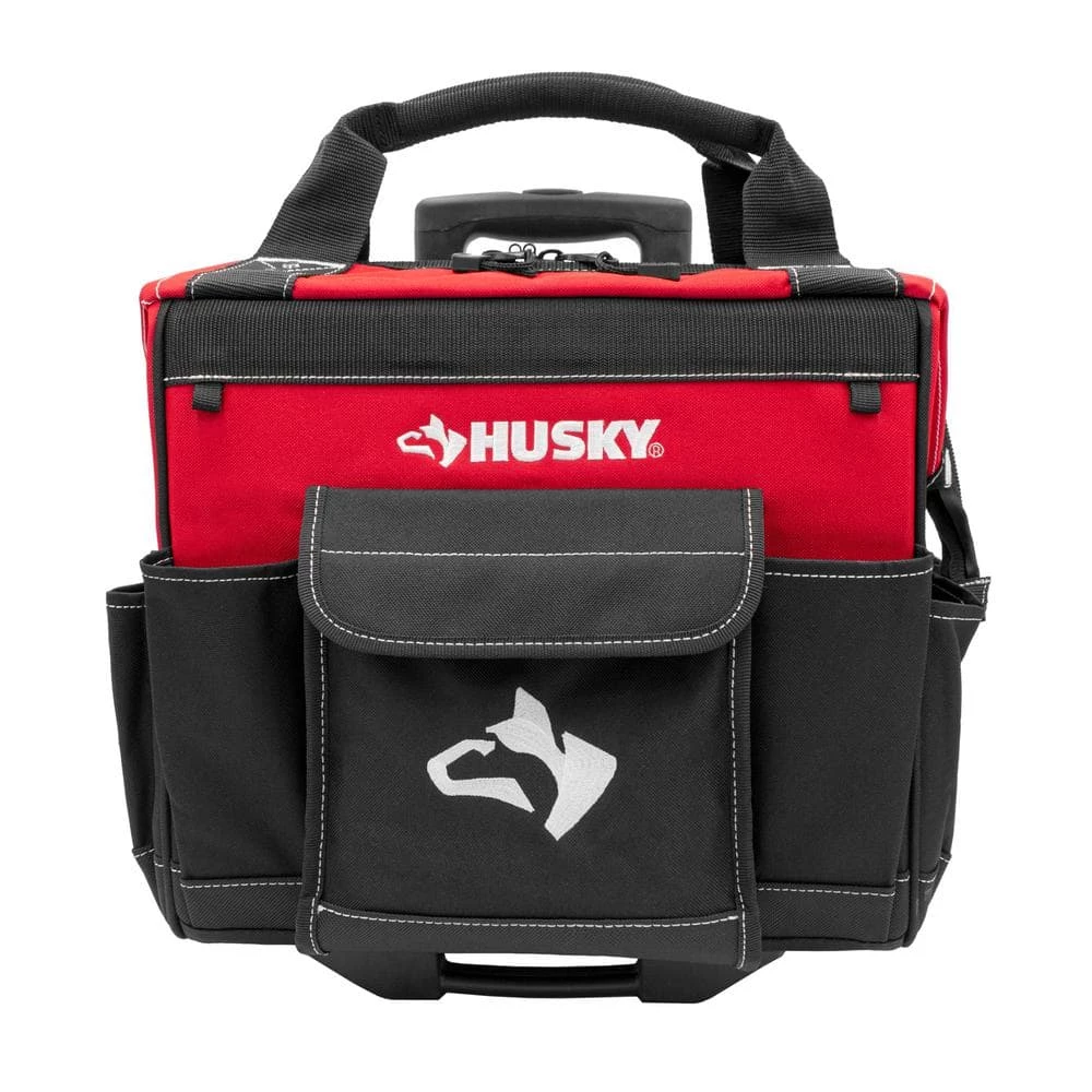 Husky 14 in. 13 Pocket Rolling Tool Bag 3 Husky 14 in. 13 Pocket Rolling Tool Bag