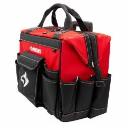 Husky 18 in. 18 Pocket Rolling Tool Bag 18 Husky 18 in. 18 Pocket Rolling Tool Bag -Tools Sales red black husky tool bags hd65018 th 1f 1000