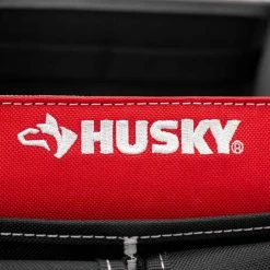 Husky 10 in. 15 Pocket Open Top Tool Bag -Tools Sales red black husky tool bags hd70010 th 76 1000
