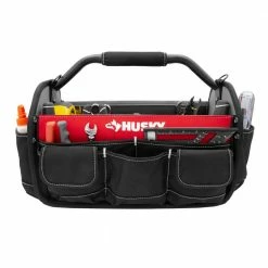 Husky 17 in. 18 Pocket Open Top Tool Bag -Tools Sales red black husky tool bags hd70017 th c3 1000