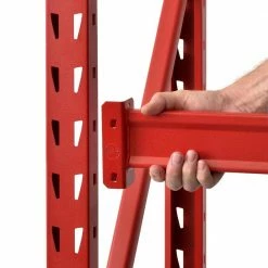 Husky 3-Tier Heavy Duty Industrial Welded Steel Garage Storage Shelving Unit in Red (65 in. W x 54 in. H x 24 in. D) -Tools Sales red husky freestanding shelving units hbr652454w3 r c3 1000