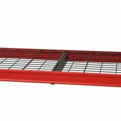 Husky 3-Tier Heavy Duty Industrial Welded Steel Garage Storage Shelving Unit in Red (65 in. W x 54 in. H x 24 in. D) -Tools Sales red husky freestanding shelving units hbr652454w3 r d4 1000