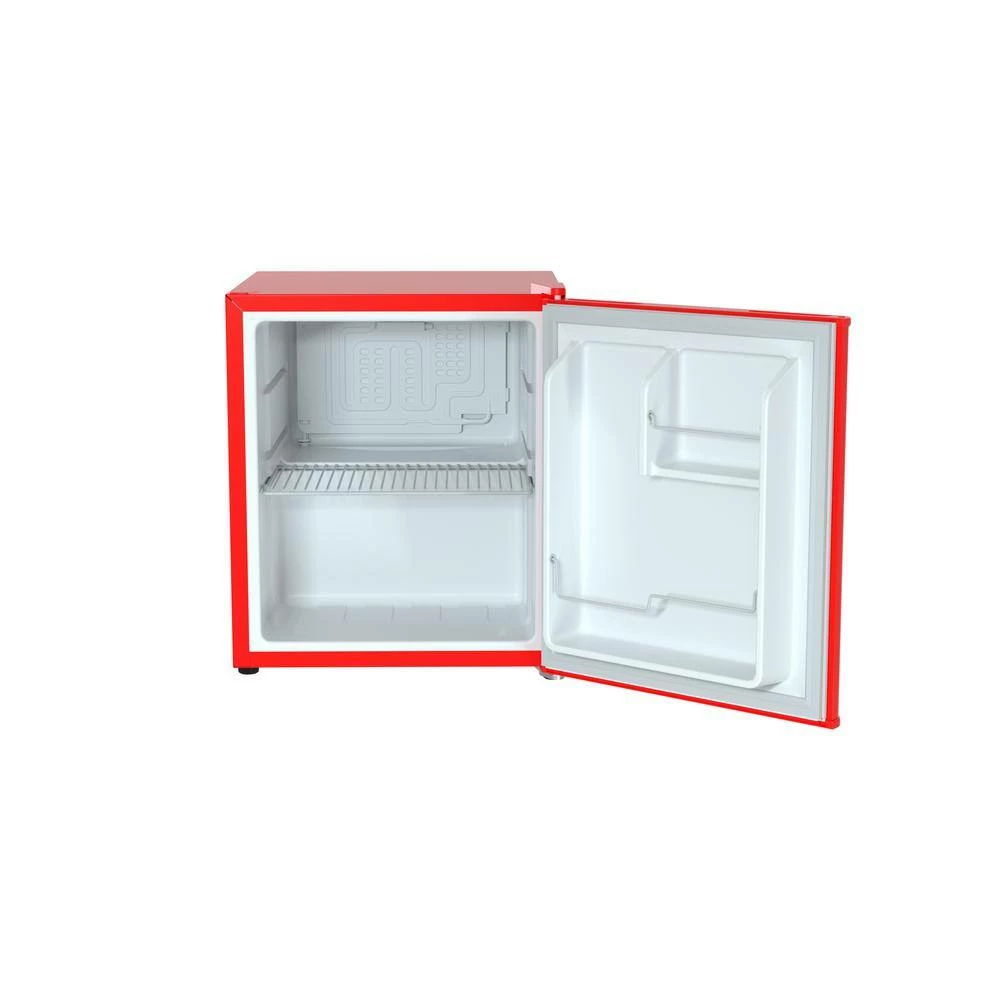 Husky 1.5 Cu. ft. 40-Can Glass Door Freestanding Countertop Quiet Mini Fridge with Reversible Door without Freezer (Red) 4 Husky 1.5 Cu. ft. 40-Can Glass Door Freestanding Countertop Quiet Mini Fridge with Reversible Door without Freezer (Red) - Image 2