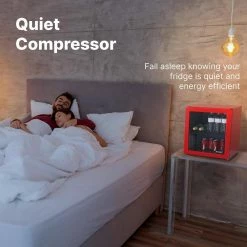 Husky 1.5 Cu. ft. 40-Can Glass Door Freestanding Countertop Quiet Mini Fridge with Reversible Door without Freezer (Red) 20 Husky 1.5 Cu. ft. 40-Can Glass Door Freestanding Countertop Quiet Mini Fridge with Reversible Door without Freezer (Red) -Tools Sales red husky mini fridges osfg010 rm 76 1000