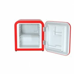 Husky 1.51 Cu. ft. 40-Can Retro Freestanding Quiet Compact Countertop Mini Fridge with Reversible Door without Freezer (Red) -Tools Sales red husky mini fridges osfr001 rm 40 1000