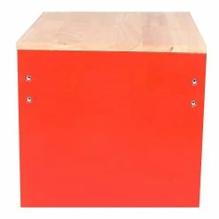 Husky 42 in. W x 18.1 in. D 8-Drawer Red Mobile Workbench Cabinet with Solid Wood Top -Tools Sales red husky mobile workbenches h42mwc8red 1f 1000