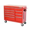 Husky 42 in. W x 18.1 in. D 8-Drawer Red Mobile Workbench Cabinet with Solid Wood Top -Tools Sales red husky mobile workbenches h42mwc8red 64 1000