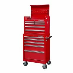 Husky 27 in. 11-Drawer Tool Chest and Cabinet Combo in Red -Tools Sales red husky tool chest combos 410 026 0111 1f 1000