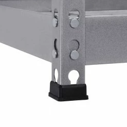 Husky 5-Tier Heavy Duty Steel Garage Storage Shelving Unit in Silver (48 in. W x 78 in. H x 24 in. D) -Tools Sales silver husky freestanding shelving units mr482478w5 76 1000