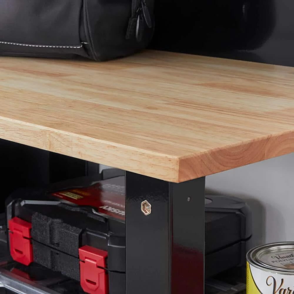 Husky 6-Piece Ready-to-Assemble Steel Garage Workstation in Black (53 in. W x 69.5 in. H x 19.5 in. D) 5 Husky 6-Piece Ready-to-Assemble Steel Garage Workstation in Black (53 in. W x 69.5 in. H x 19.5 in. D) - Image 3