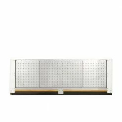 Husky 52 in. W to 72 in. W Adjustable Pegboard, Stainless Steel -Tools Sales stainless steel husky pegboards hoaa52jx1 44 1000