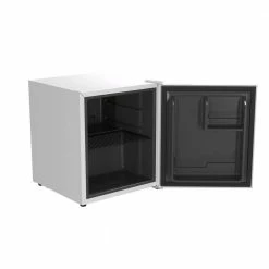 Husky 1.5 Cu. ft. 40-Can Solid Door Freestanding Countertop Quiet Mini Fridge with Reversible Door without Freezer (White) -Tools Sales white husky mini fridges osfs009 wm e1 1000