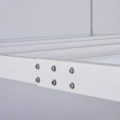 Husky Adjustable Height Overhead Ceiling Mount Garage Rack in White (42 in. H x 96 in. W x 32 in. D) 19 Husky Adjustable Height Overhead Ceiling Mount Garage Rack in White (42 in. H x 96 in. W x 32 in. D) -Tools Sales white husky overhead garage storage acr3296w p 1f 1000