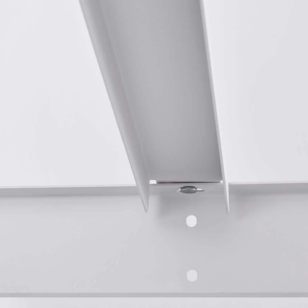 Husky Adjustable Height Overhead Ceiling Mount Garage Rack in White (42 in. H x 96 in. W x 32 in. D) 11 Husky Adjustable Height Overhead Ceiling Mount Garage Rack in White (42 in. H x 96 in. W x 32 in. D) - Image 9