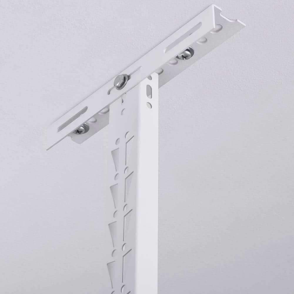 Husky Adjustable Height Overhead Ceiling Mount Garage Rack in White (42 in. H x 96 in. W x 32 in. D) 8 Husky Adjustable Height Overhead Ceiling Mount Garage Rack in White (42 in. H x 96 in. W x 32 in. D) - Image 6