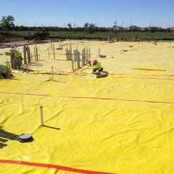Husky 14 ft. x 140 ft. 15 mil Yellow Guard Vapor Barrier -Tools Sales yellows golds husky plastic sheeting cfyg1514 140y 4f 1000
