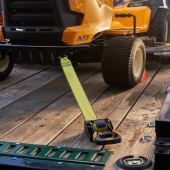 Husky 10 ft. x 1-7/8 in. 1000 lb. Commercial Retractable Ratchet -Tools Sales yellows golds husky ratchet straps 55565 fa 1000