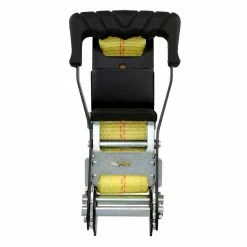 Husky 2 in. x 27 ft. Heavy-Duty Ratchet Tie-Down Strap with Flat Hooks -Tools Sales yellows golds husky ratchet straps fh0850 40 1000