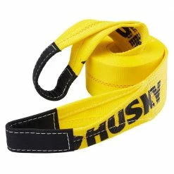 Husky 4 in. x 30 ft. Recovery Strap -Tools Sales yellows golds husky tie down hardware accessories 54502 c3 1000